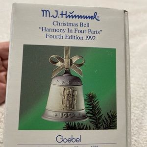 Lot of Four M. J. Hummel Christmas Bells